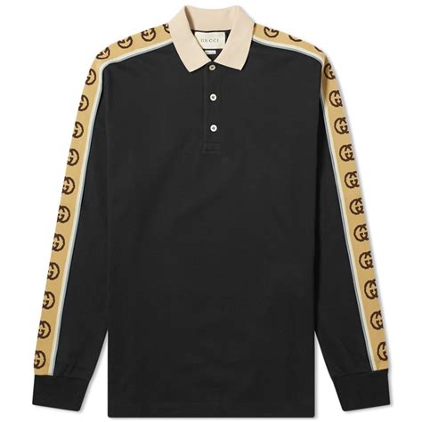 gucci polo with shirt|gucci long sleeve polo shirt.